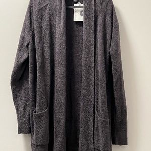 Barefoot Dreams Cardigan large new with tags Grey